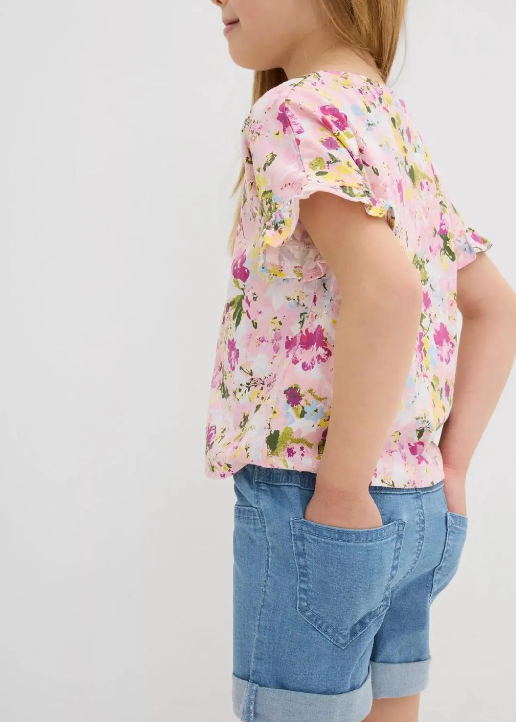 Kinder bonprix Mädchen 2-8 Jahre·Shorts|Mädchen 2-8 Jahre·Jeans & Hosen|Jeans-Shorts Mid Waist