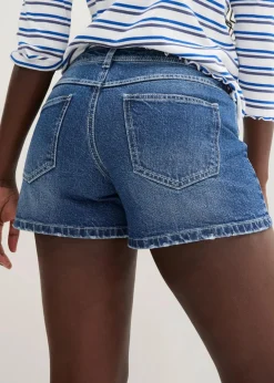 Damen bonprix Jeans|Shorts|Jeansshorts, Mid Waist