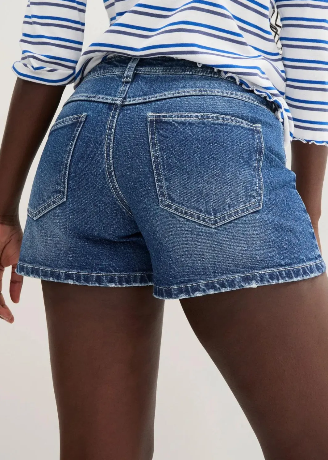 Damen bonprix Jeans|Shorts|Jeansshorts, Mid Waist