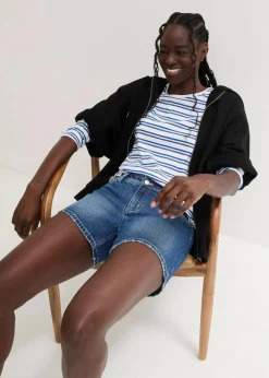 Damen bonprix Jeans|Shorts|Jeansshorts, Mid Waist