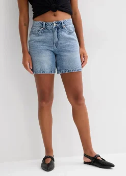 Damen bonprix Jeans|Shorts|Jeans-Shorts Mid Waist
