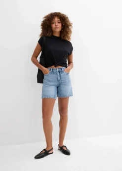 Damen bonprix Jeans|Shorts|Jeans-Shorts Mid Waist