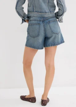 Damen bonprix Bekleidung·Outdoorbekleidung|Bekleidung·Shirts & Tops|Jeans-Shorts Mid Waist, Low Stretch