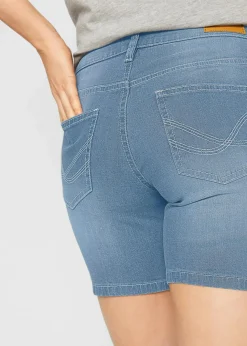 Sale Jeansshorts Slim Fit Mid Waist, 2er Pack Damen Jeans|Shorts