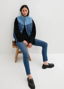 Damen bonprix Bekleidung·Hosen|Jacken & Mäntel|Jeans-Steppweste