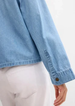 Jeans-Tunika Damen Bekleidung·Jacken & Mäntel|Blusen & Tuniken