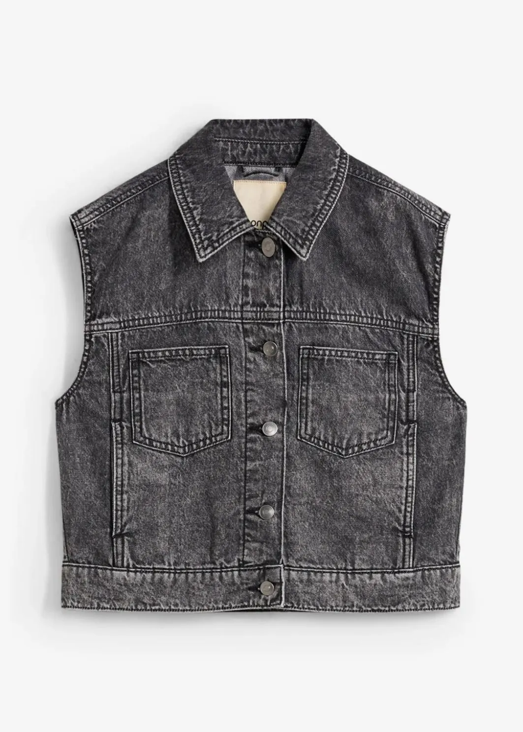 Damen bonprix Jacken & Mäntel|Bekleidung·Hosen|Jeansweste aus Baumwolle