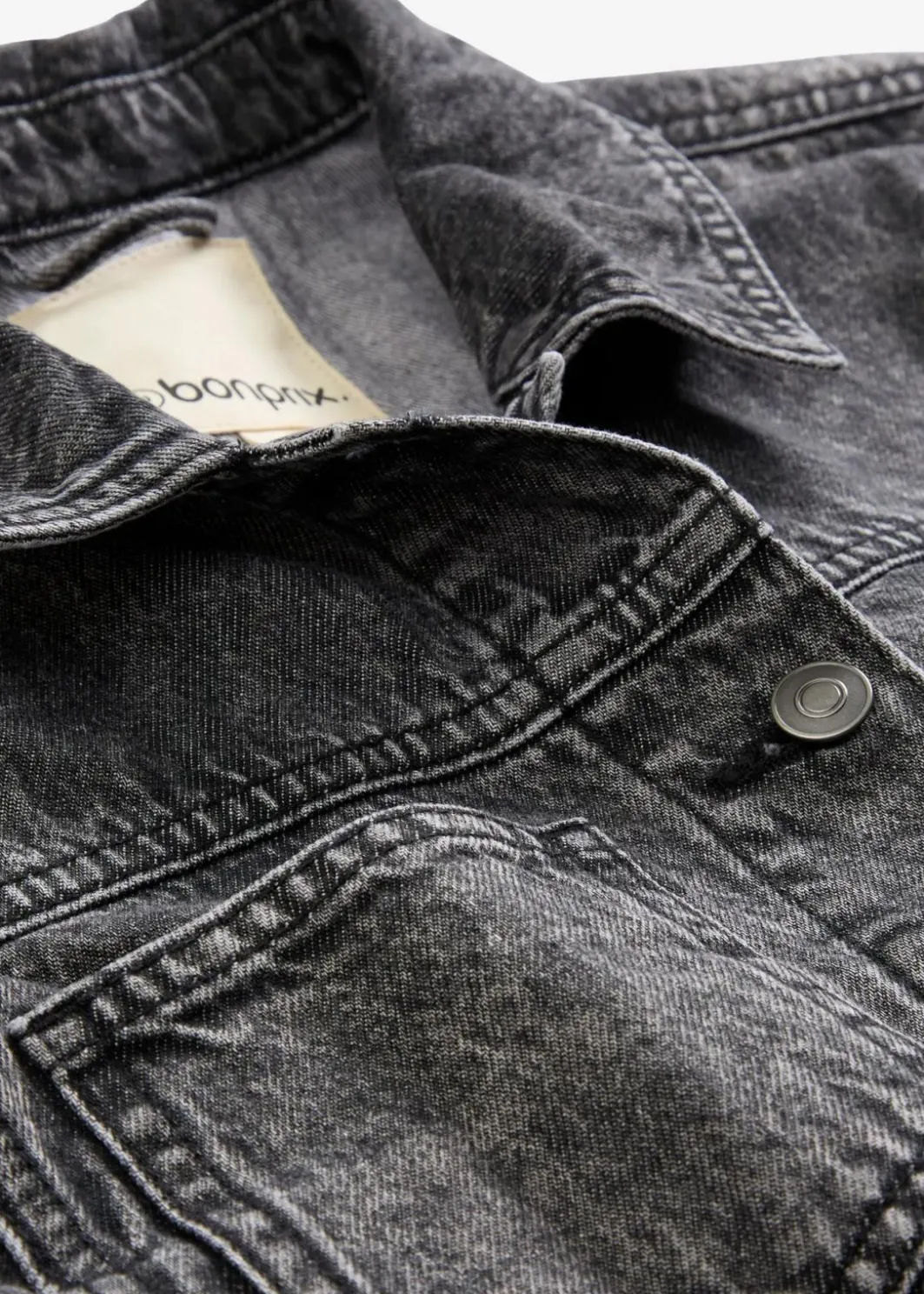 Damen bonprix Jacken & Mäntel|Bekleidung·Hosen|Jeansweste aus Baumwolle