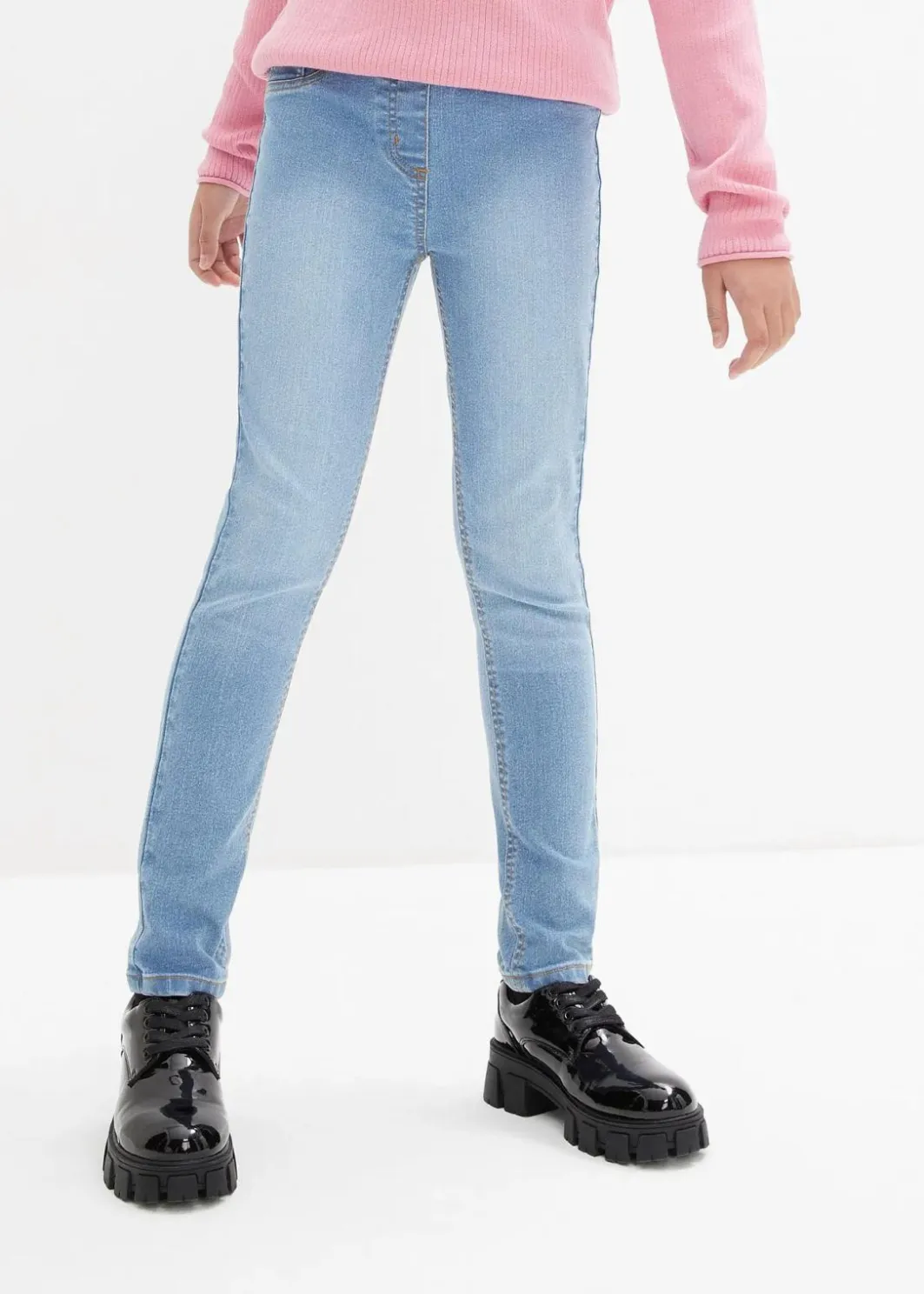 Kinder bonprix Mädchen 9-16 Jahre·Mehrfachpacks|Mädchen 9-16 Jahre·Jeans|Jeggings Mid Waist (2er Pack)