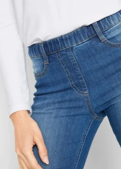 Hot Jeggings Mid Waist, Bequembund Damen Jeans|Kurzgrößen