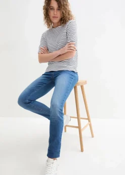 Hot Jeggings Mid Waist, Bequembund Damen Jeans|Kurzgrößen