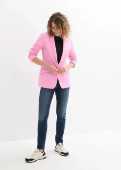 Damen bonprix Jeans|Kurzgrößen|Jeggings Mid Waist, Bequembund