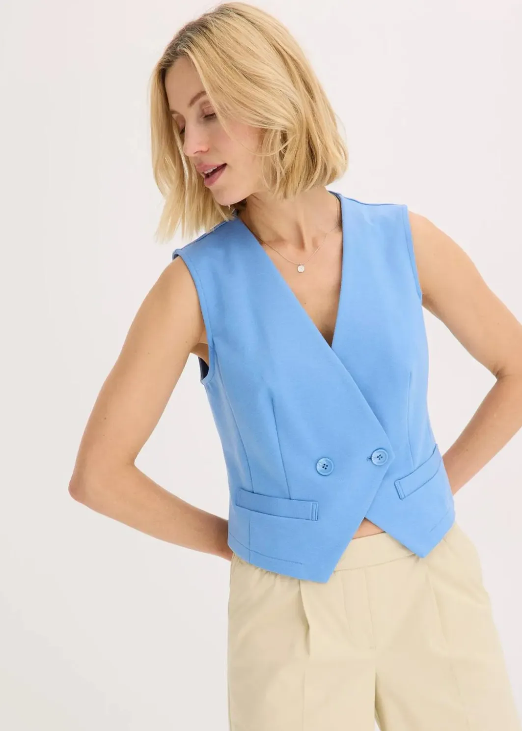 Damen bonprix Bekleidung·Hosen|Jacken & Mäntel|Jersey Anzugweste