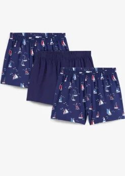 Herren bonprix Boxershorts|Große Größen|Jersey Boxershorts aus Bio-Baumwolle (3er Pack)