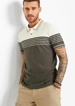Herren bonprix Shirts & Polos|Große Größen|Jersey Poloshirt aus reiner Baumwolle