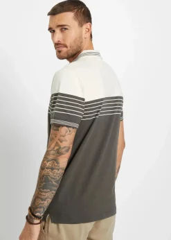Herren bonprix Shirts & Polos|Große Größen|Jersey Poloshirt aus reiner Baumwolle