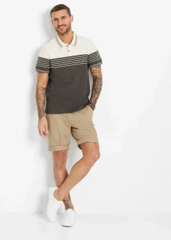Herren bonprix Shirts & Polos|Große Größen|Jersey Poloshirt aus reiner Baumwolle