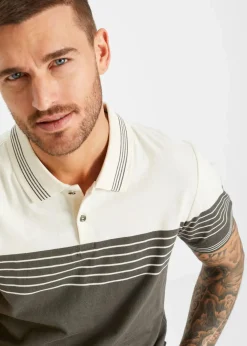 Herren bonprix Shirts & Polos|Große Größen|Jersey Poloshirt aus reiner Baumwolle