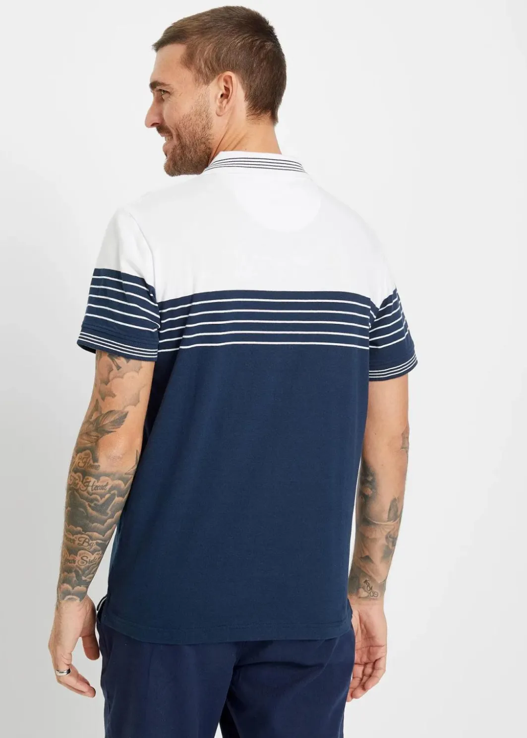 Jersey Poloshirt aus reiner Baumwolle Herren Große Größen|Shirts & Polos