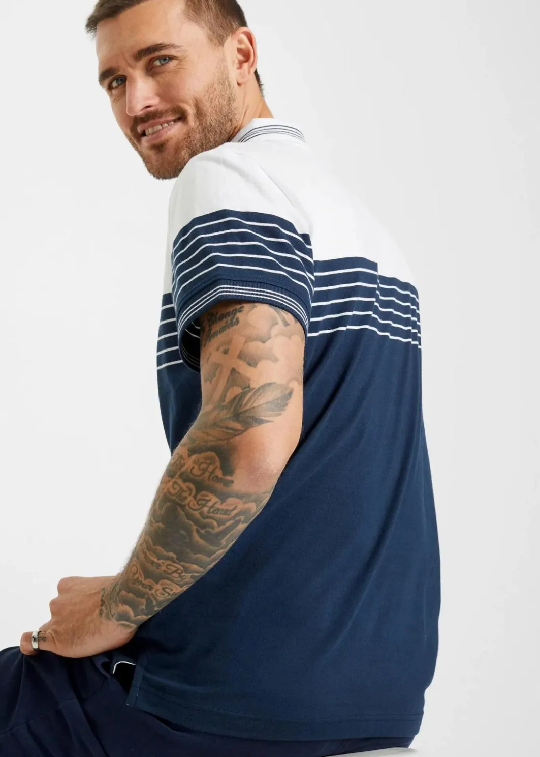 Jersey Poloshirt aus reiner Baumwolle Herren Große Größen|Shirts & Polos