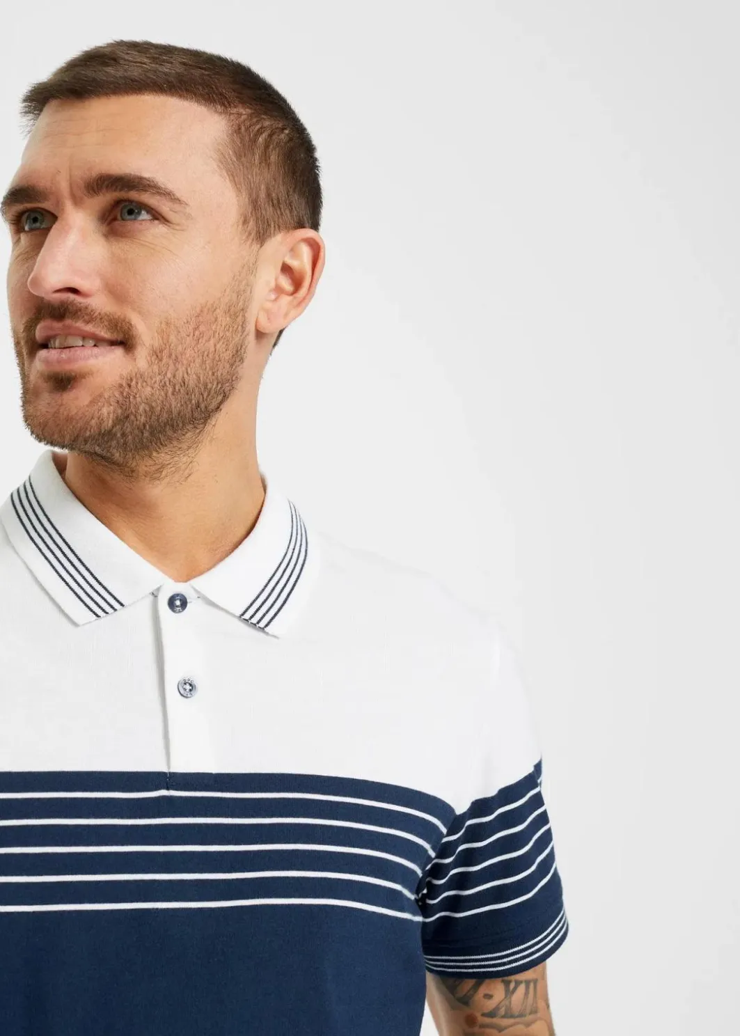 Jersey Poloshirt aus reiner Baumwolle Herren Große Größen|Shirts & Polos