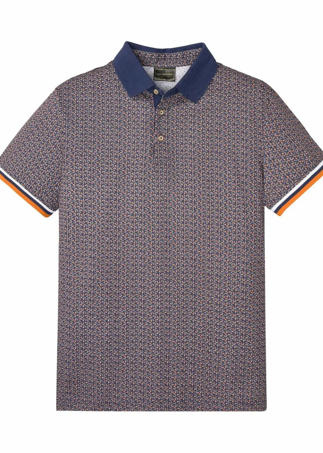 Herren bonprix Große Größen|Shirts & Polos|Jersey Poloshirt aus reiner Bio-Baumwolle, Kurzarm