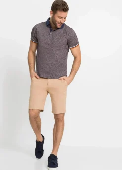 Herren bonprix Große Größen|Shirts & Polos|Jersey Poloshirt aus reiner Bio-Baumwolle, Kurzarm