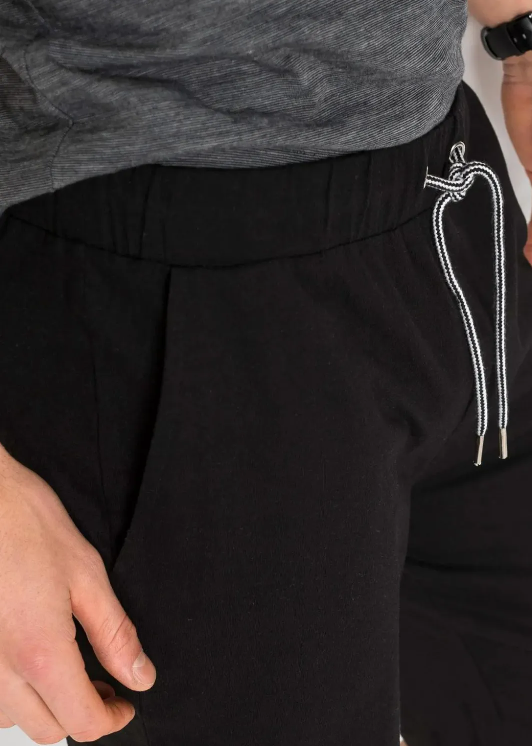 Herren bonprix Große Größen|Shorts|Jersey-Bermuda aus reiner Bio-Baumwolle