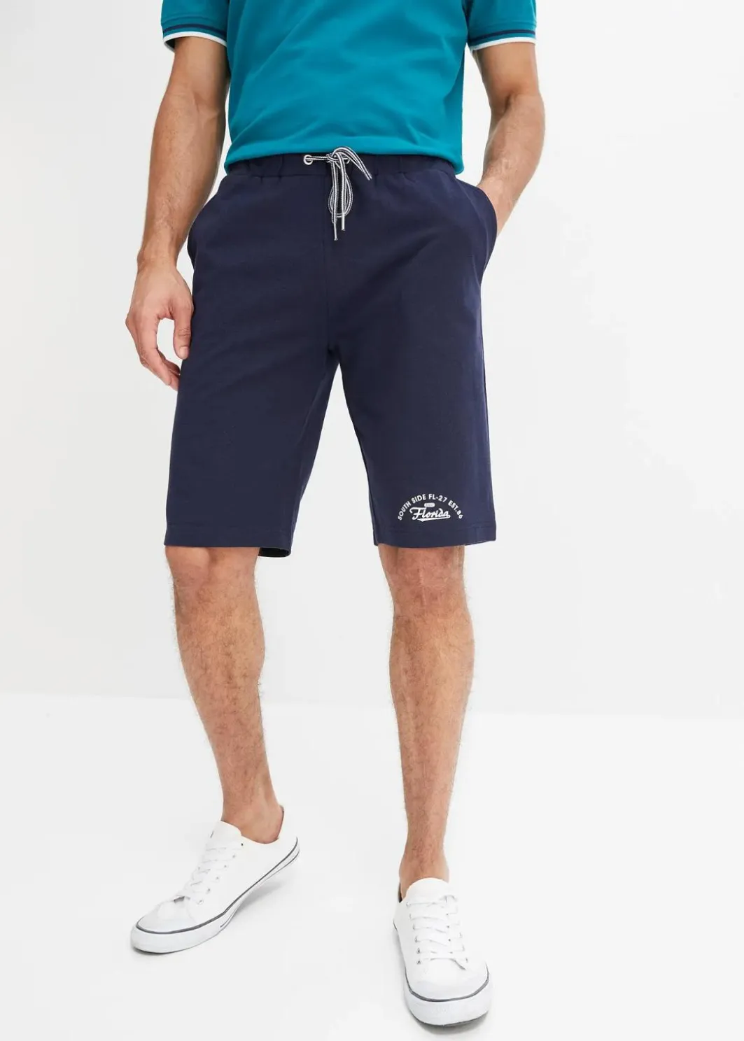 Sale Jersey-Bermuda aus reiner Bio-Baumwolle Herren Hosen|Sportbekleidung