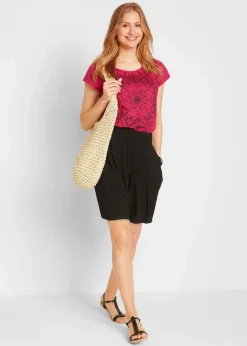 Discount Jersey-Bermuda aus Viskose-Mix Damen Bekleidung·Outdoorbekleidung|Bekleidung·Kleider