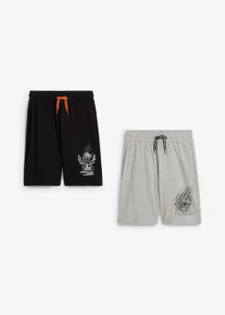 Kinder bonprix Jungen 2-8 Jahre·Nachhaltigere Materialien|Jungen 9-16 Jahre·Shorts|Jersey-Bermuda (2er Pack) mit Bio-Baumwolle
