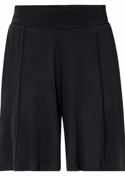 Damen bonprix Nachhaltigere Materialien|Hosen|Jersey-Bermuda mit Bequembund