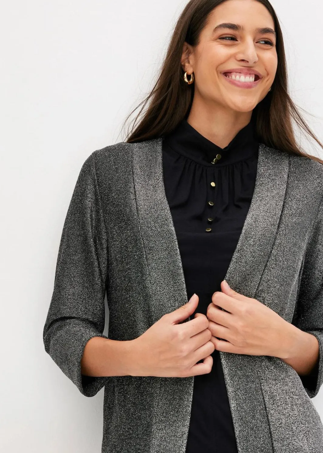 Online Jersey-Blazer Damen Bekleidung·Basics|Blazer