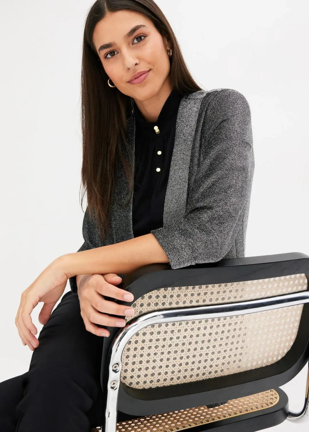 Online Jersey-Blazer Damen Bekleidung·Basics|Blazer