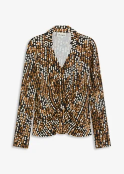 Discount Jersey-Bluse mit Viskose Damen Bekleidung·Jacken & Mäntel|Blusen & Tuniken