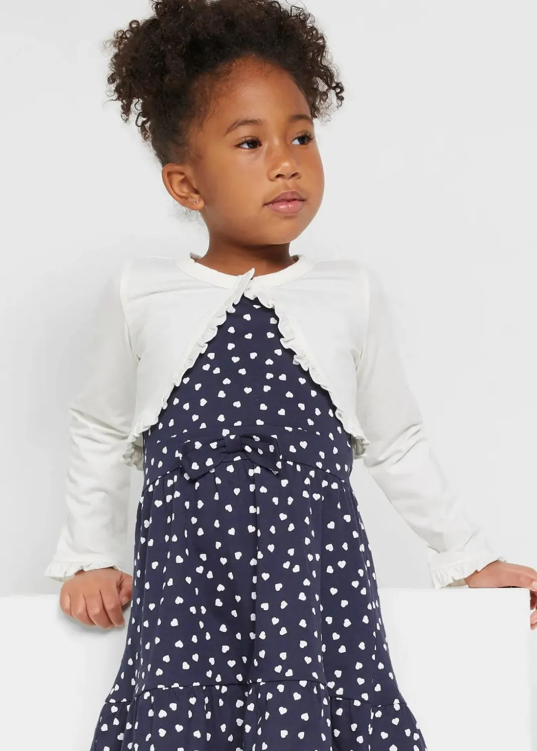 Kinder bonprix Mädchen 2-8 Jahre·Nachhaltigere Materialien|Mädchen 9-16 Jahre·Nachhaltigere Materialien|Jersey-Bolero mit Bio-Baumwolle