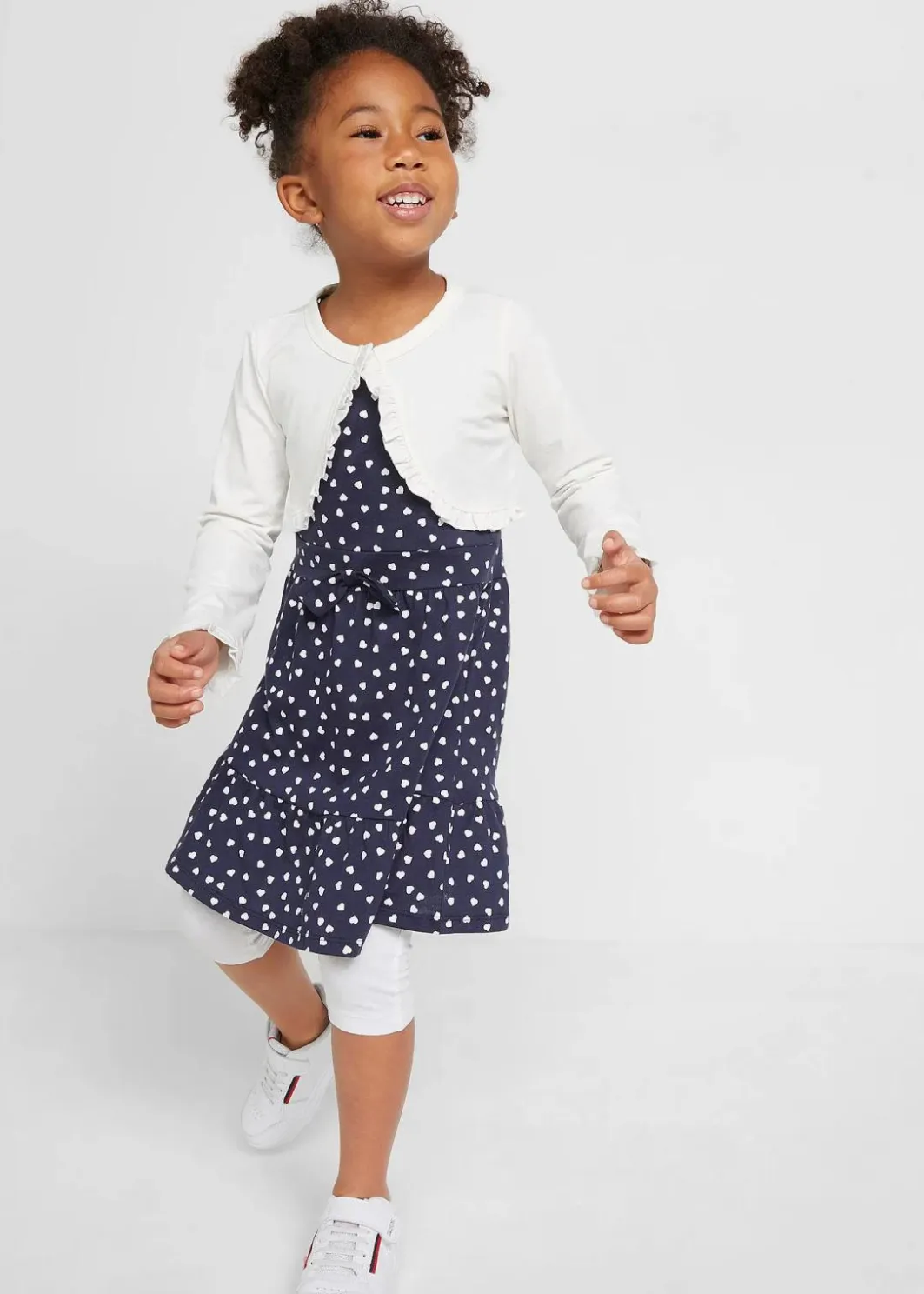 Kinder bonprix Mädchen 2-8 Jahre·Nachhaltigere Materialien|Mädchen 9-16 Jahre·Nachhaltigere Materialien|Jersey-Bolero mit Bio-Baumwolle