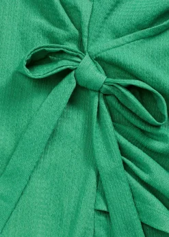 Damen bonprix Shirts & Tops|Jerseycrepe-Shirt in Wickeloptik