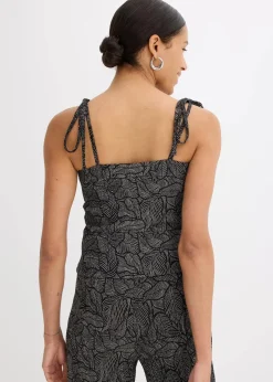 Hot Jerseycrepe-Top Damen Zweiteiler & Sets|Shirts & Tops