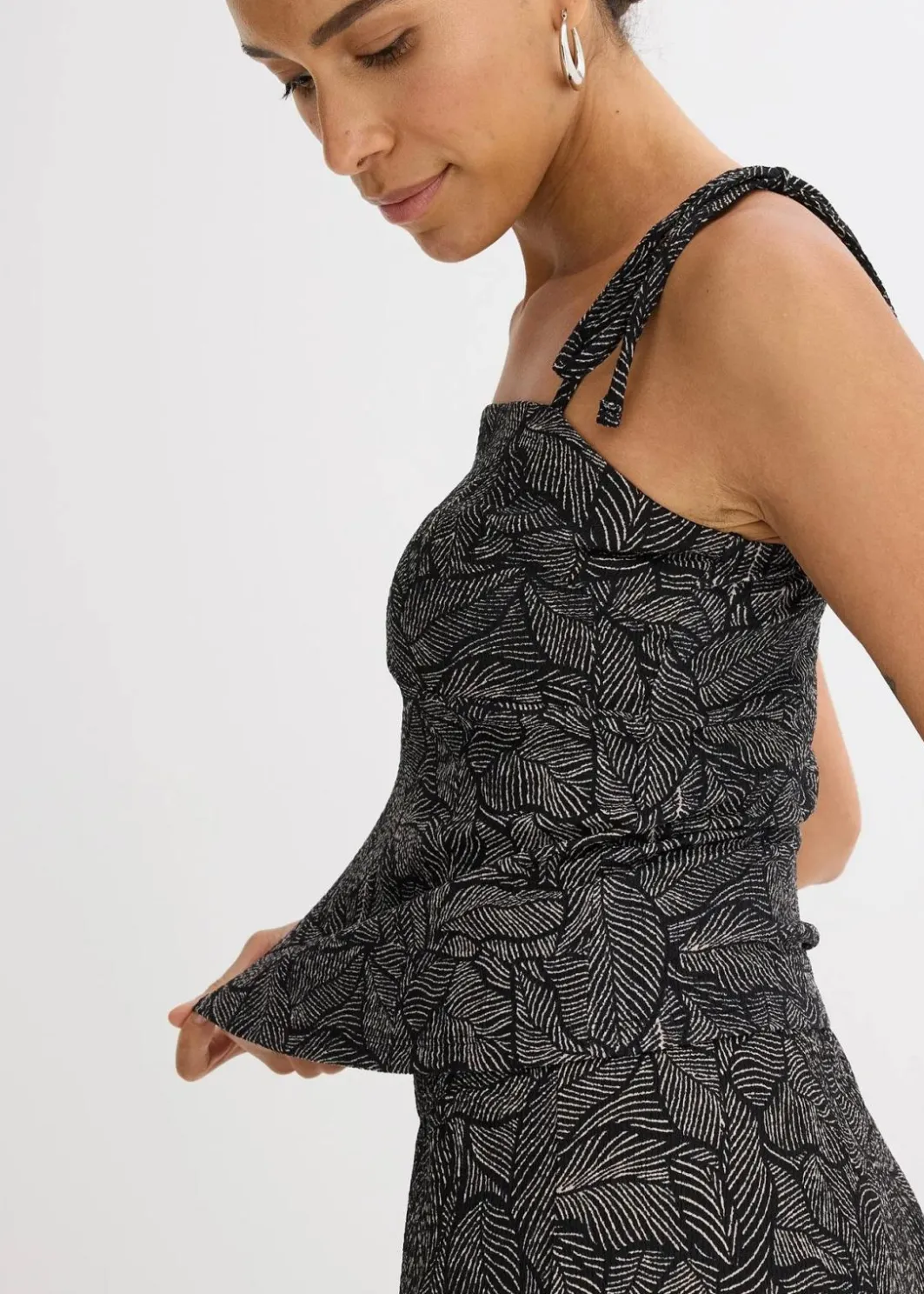 Hot Jerseycrepe-Top Damen Zweiteiler & Sets|Shirts & Tops