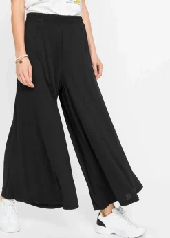 Hot Jersey-Culotte mit weitem Bein Damen Bekleidung·Kleider|Hosen