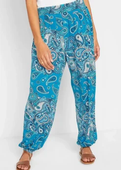 Outlet Jersey-Haremshose aus fließendem Viskose-Mix Damen Hosen|Bekleidung·Kleider