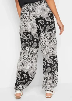 New Jersey-Haremshose aus fließendem Viskose-Mix Damen Bekleidung·Kleider|Hosen