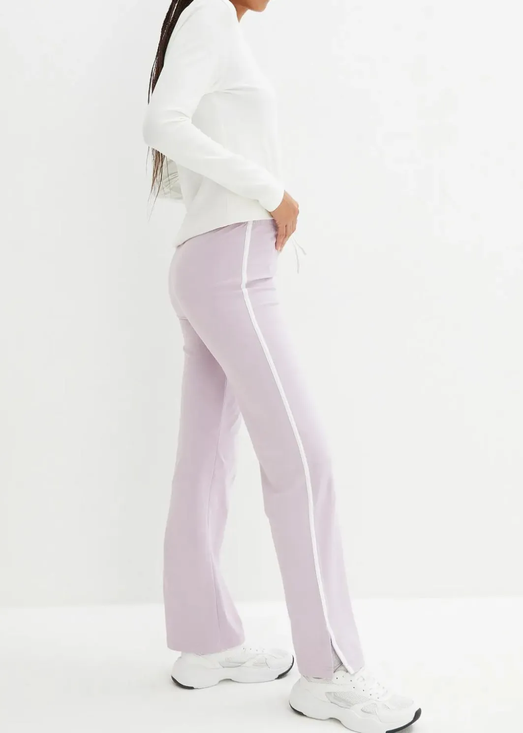Best Jersey-Hose aus Baumwolle mit Stretch (2er Pack) Damen Hosen|Basics
