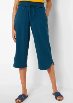 Damen bonprix Hosen|Jersey-Hose aus Baumwoll-Mix