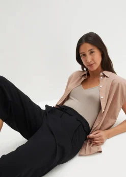 Sale Jersey-Hose aus Baumwoll-Mix Damen Hosen