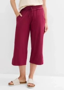 Hot Jersey-Hose aus Baumwoll-Mix Damen Hosen