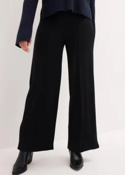 Damen bonprix Bekleidung·Blusen & Tuniken|Bekleidung·Kleider|Jersey-Hose aus bequemen Punto di Roma