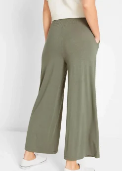 Clearance Jersey-Hose aus fließendem Viskose-Mix, 7-8-Länge Damen Hosen|Nachhaltigere Materialien