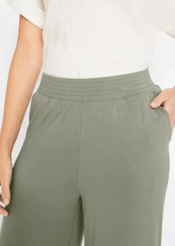 Clearance Jersey-Hose aus fließendem Viskose-Mix, 7-8-Länge Damen Hosen|Nachhaltigere Materialien